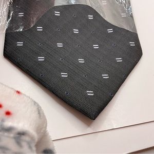 Rusty Lopez Accessories Men’s Tie Black White 100% Polyester Handmade